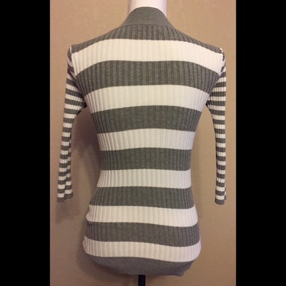 Grane Striped V-Neck Sweater - Picture 2 of 4